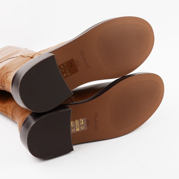 MADEWELL Size 6.5 The Drumgold Boot in Extended Calf Sepia Leather - Picture 14 of 14